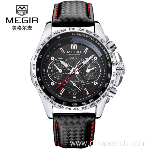 2020 latest fashion MEGIR1010 luxury fashion waterproof men's watch sports versatile men's watch